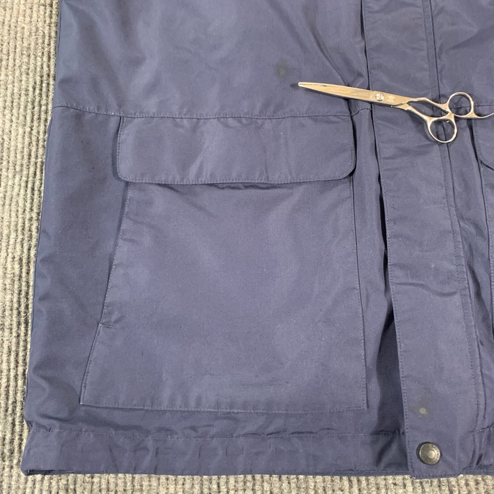 Eddie Bauer Jacket Mens Large L Blue Weatheredge Full Zip Pockets Chore Outdoors - Picture 12 of 16